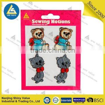 Customized Cheap Embroidered Iron-on Patches for Clothes/bags/cloth Toys/DIY Use photo-5