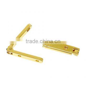 Gold Plated Copper Door Butt Hinges (rotated from 0 degrees to 100 degrees) 31mmx6mm