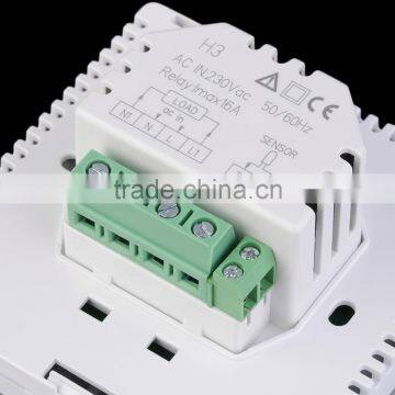 1Pc 16A/250V White LCD Display Thermostat Heat Thermostat Digital Temp Controller photo-4
