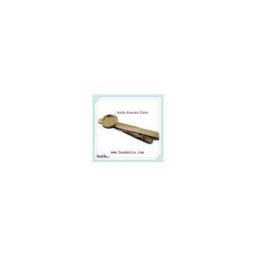 provide 18K gold plated tie clip for men