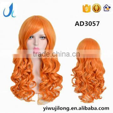 YIWU Perfect Lady short orange cosplay hair wig