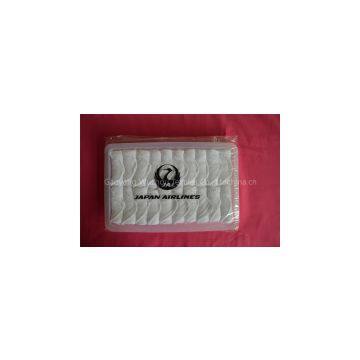 High Quality Disposable 100% Cotton wipes airline hot towels