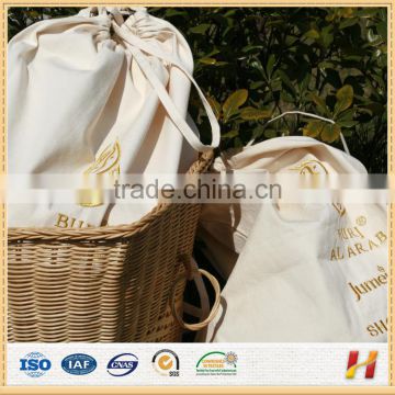 China manufacture 100% cotton hotel commercial laundry bags for washing machine