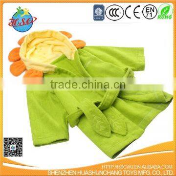 cotton towel baby flower bathrobe