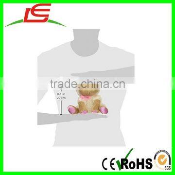 Hot Sell Little Pink Satin Feet Baby Lamb Plush Toy photo-3