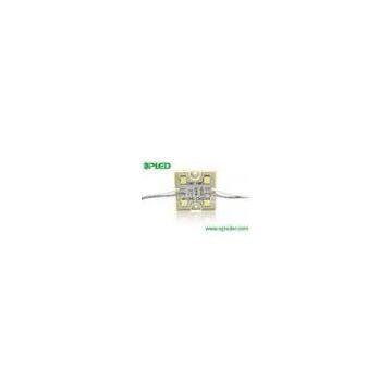 White 12V 4 led module IP 67 , rgb power led module for light box
