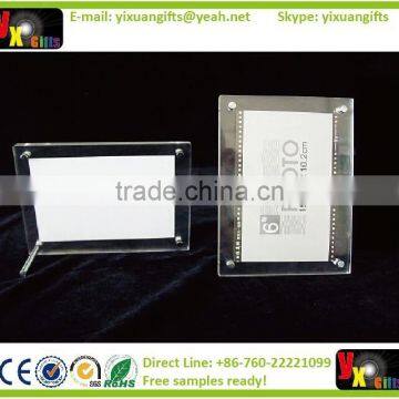 Promotional L shape Plastic Display Frames, Acrylic Photo Frames