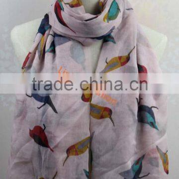 spring fashion multi-color animal scarf shawl stock