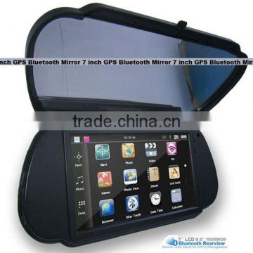 7 inch Touch Screen Rearview Mirror GPS Navigator