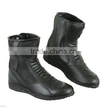 Arrow Gear Black Leather New Motorcycle Motorbike Racing Boots