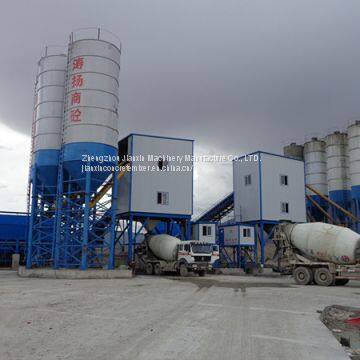 HZS180 concrete mixing plant