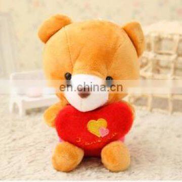 HI CE EN71 Plush bear with heart /Valentines day gifts/lovely bear with love heart