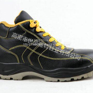 high cut best New fashionable genuine leather safety boots safety shoes with steel toe