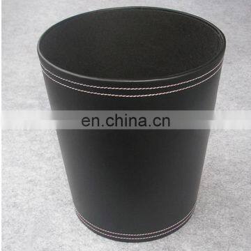 Factory Direct Sale Acrylic pu Garbage Bin Leather Garbage Can Acrylic pu Garbage Bin photo-3