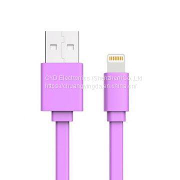 Flat USB Date Cable for IPhone 6 Plus, IPhone 5s With 1m Length, Apple Certified With MFI Mark photo-4