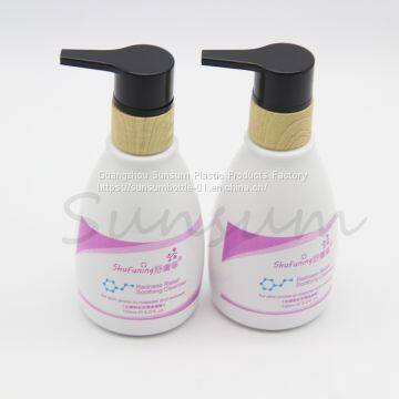 Custom Logo 150ml Plastic Cosmetic Lotion Bottle With Bamboo Pump photo-2