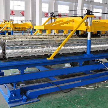 HDPE double wall corrugated pipe extrusion line machine