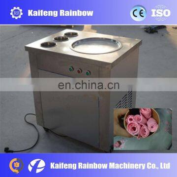 Electrical Manufacture Single Square Pan Fry Ice Cream Machine photo-4