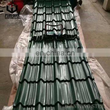 PPGL aluminum zinc roofing wave sheet prepainted Color coated galvanized corrugated roofing steel iron sheet