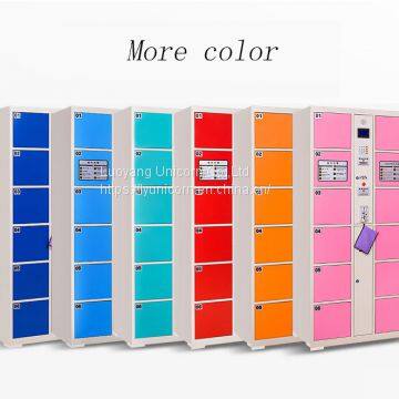 PIN System Locker for Sumpermart Fingerprint Password Shipping Cabinet Professional Customization From China photo-4