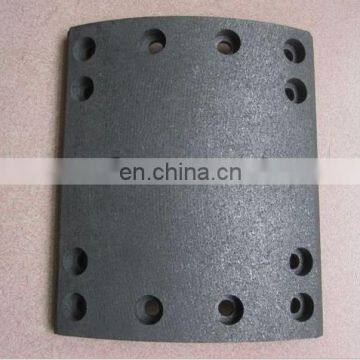 manufacturer truck trailer drum brake shoe lining 14 holes