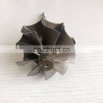 GT3076R ball bearing turbine shaft 55x60mm  9 BLADES turbine wheel shaft/turbo wheel