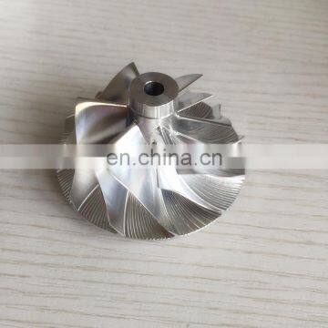 GTA15-25 41.55/56.03 мм 6+6 лопастей 737689-0002 турбо фрезерование/алюминий 2618/массивное колесо компрессора для 769708 photo-3