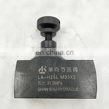 Hydraulic Speed Control One-way Throttle Restrictive Valve LA-H8L LA-H10L LA-H16L LA-H20L LA-H25L LA-H32L With Low Price photo-2