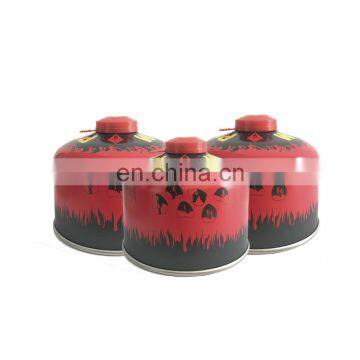 butane aerosol cans and 230ml volume LPG gas cylinder