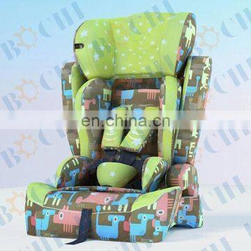 2016 new type colorful baby car seat with protect belt