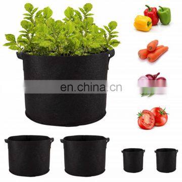 5 / 10 / 15 / 20 / 30 / 40 /100 gallon felt grow bag for vegetable wholesale