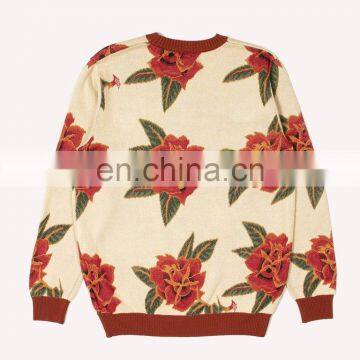 DiZNEW Wholesale Mens Jacquard Knitwear Pullover Cotton Cashmere Sweaters photo-3