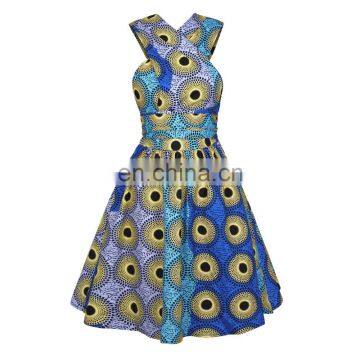 OEM 2020 New Arrivals Plus+Size+Dress African Print Midi Causal Women Dresses photo-5