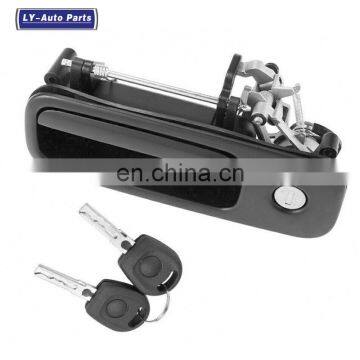 Rear Tailgate Door Handle With Lock Key For VW Golf 3 4 Polo 1J6827565B