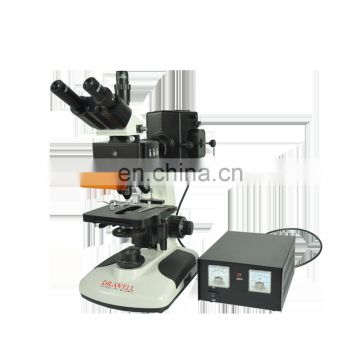 Drawell 2002H Lab And Medical Trinocular Fluorescent Microscope