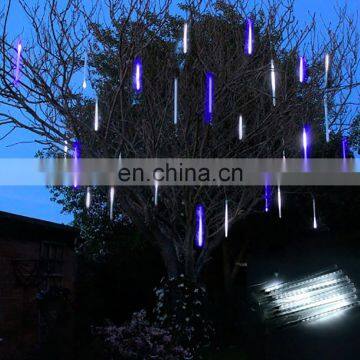 30cm 50cm 80cm of 8 Tubes Waterproof LED Meteor Shower Lights for Christmas Tree or Halloween Illumination photo-2