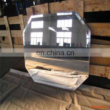 Frameless Wall Mirrors Small Oval Shape Round Rectangle Heart Shape Fan Shape Mirror With Bevelled Edge