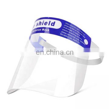 clear plastic face shield anti fog safety face shield glasses