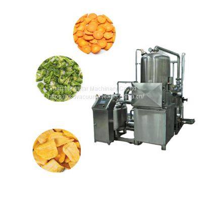 30kg capacity vacuum apple banana chips frying machine