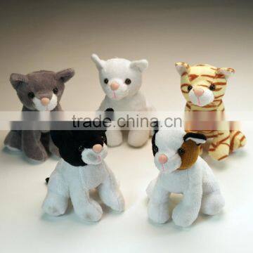 Cute cat plush toys/cat animal soft toys