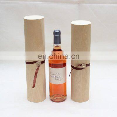 Craft Birch Bark Wine Box Packaging Unfinished Wood Gift Boxes photo-3