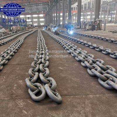 42mm hot dip galvanized marine anchor chain cable