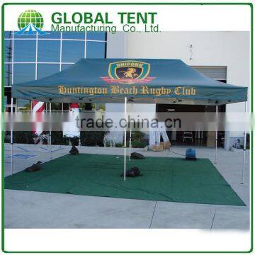 Custom Print Aluminum Folding Pagoda Trade Show Tent 3x6m ( 10ft X 20 ft), Printed canopy & valance