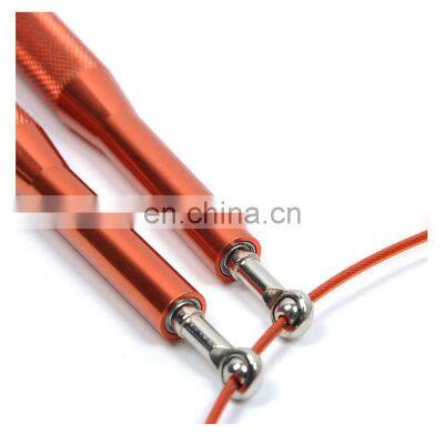 Factory Wholesal Bearing Jump Rope Excercise Fitness Workout Light Steel Wire Skipping Ropes Metal Speed Gym Training photo-3