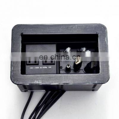 JS-610 Conference Tabletop cover-sliding hidden multimedia power socket box