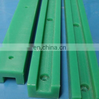 Low price cnc machined PE HDPE UHMW-PE UPE Polyethylene plastic conveyor straight guide rail