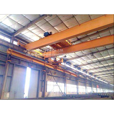 10+10 Ton Double Beam Overhead Crane With Revolving Electromagnetism Hanger photo-5