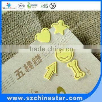 Colorful simple and elegant plastic bookmark