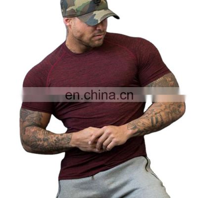 Clothing wholesale custom spring and summer new round neck T-shirt large size men's sportswear short-sleeved loose running fitne