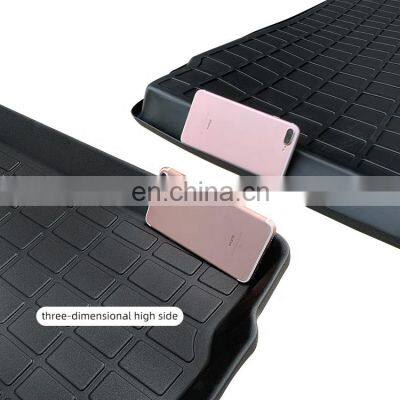 Non-slip Anti Dust Waterproof Car Front Rear Trunk Cover Mat Car Floor Mat  For Tesla Model 3